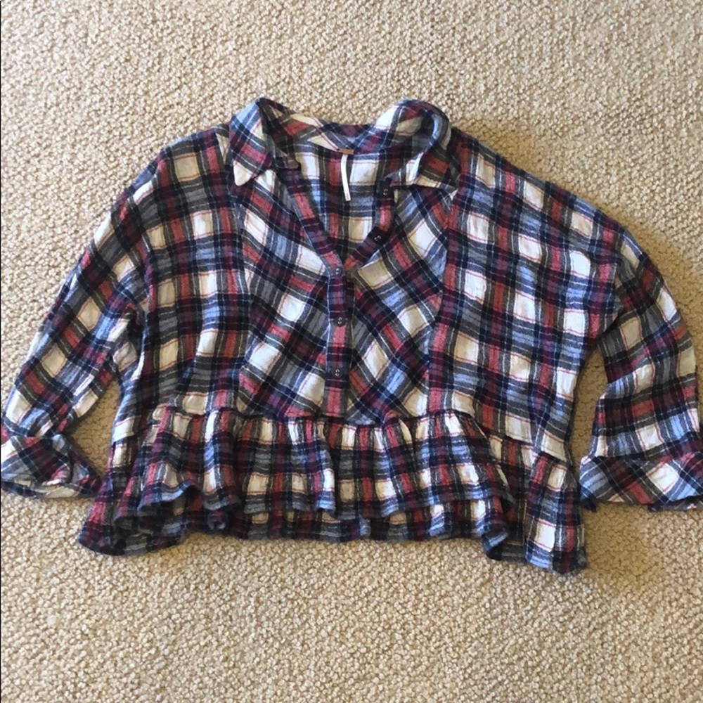 Free People Cropped blouse